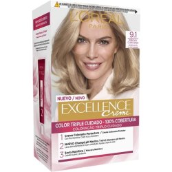 Excellence Creme Hair Dye 9.1 Light Ash Blonde
