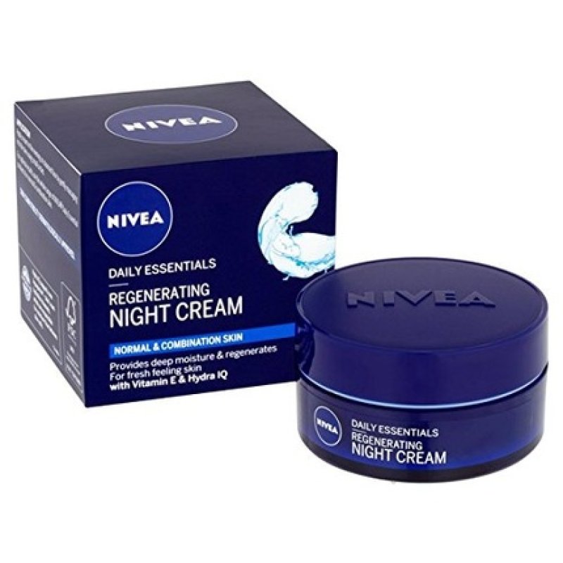 Nivea Aqua Effect Regenerating Night Cream for Normal & Combination Skin 50ml 1.6 fl oz