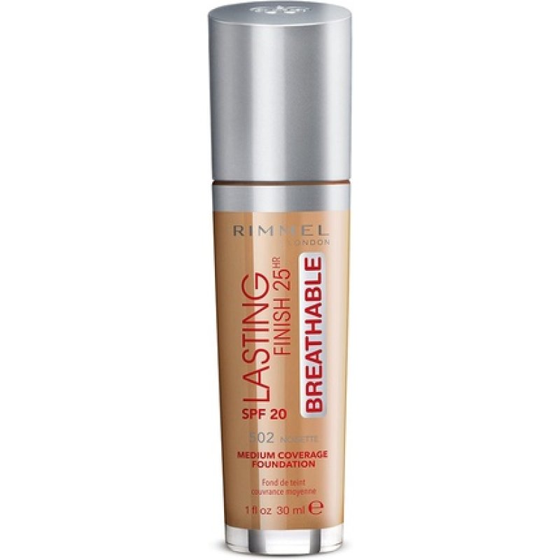 Rimmel London Lasting Finish Breathable Foundation SPF 20 502 Hazelnut