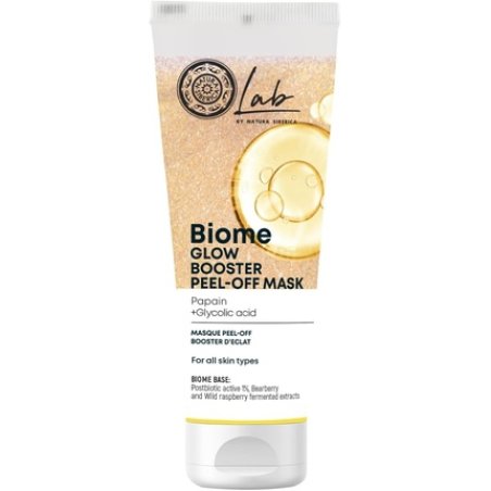 Natura Siberica Lab Biome Glow Booster Peel-Off Face Mask 75ml