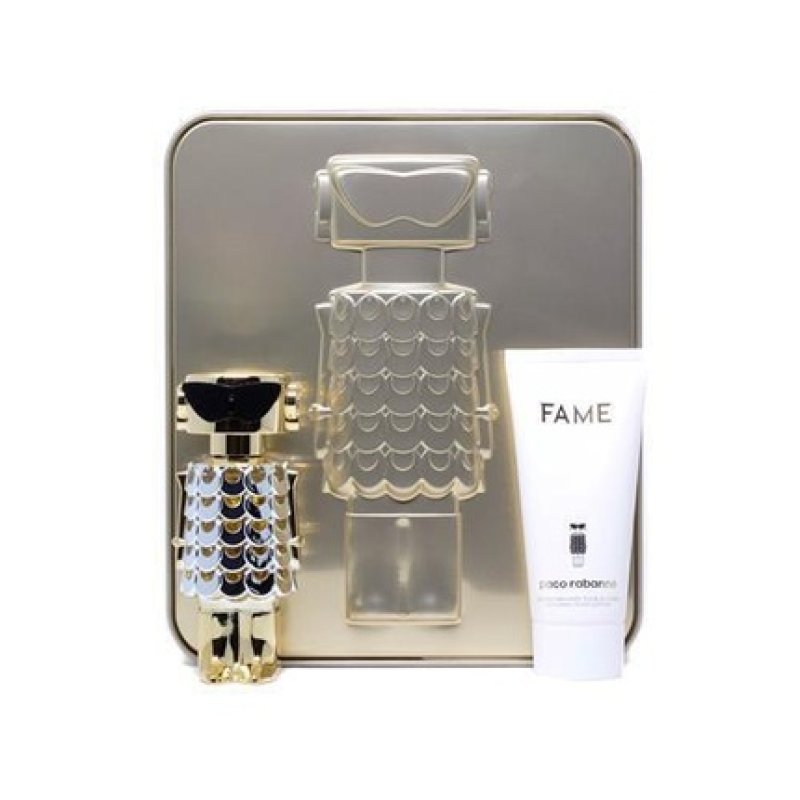 Paco Rabanne Fame Eau de Parfum Spray 50ml and Body Lotion 75ml Set for Women - OVP