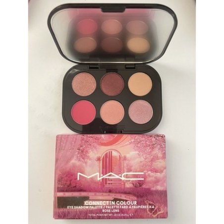 MAC Connect In Color Eye Shadow Palette Rose Lens - New BNIB