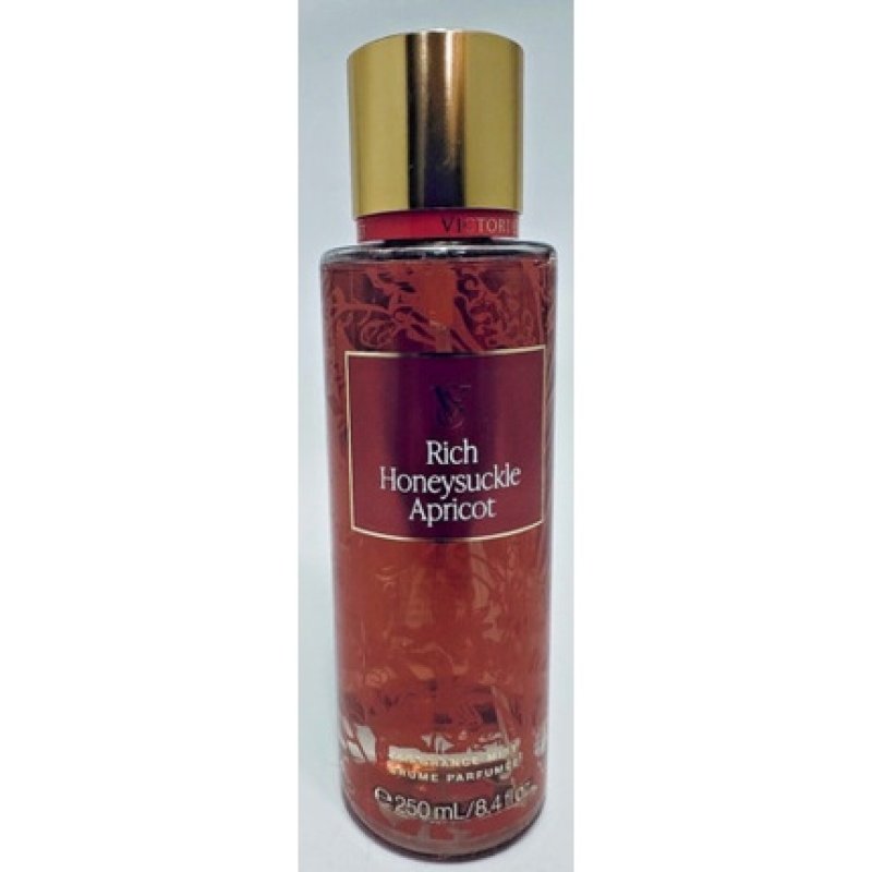 Victoria's Secret Rich Honeysuckle Apricot Scent Perfume Mist Spray 8.4 Oz