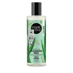 Organic Shop Micellar Cleansing Milk for All Skin Types Avocado and Aloe 150ml