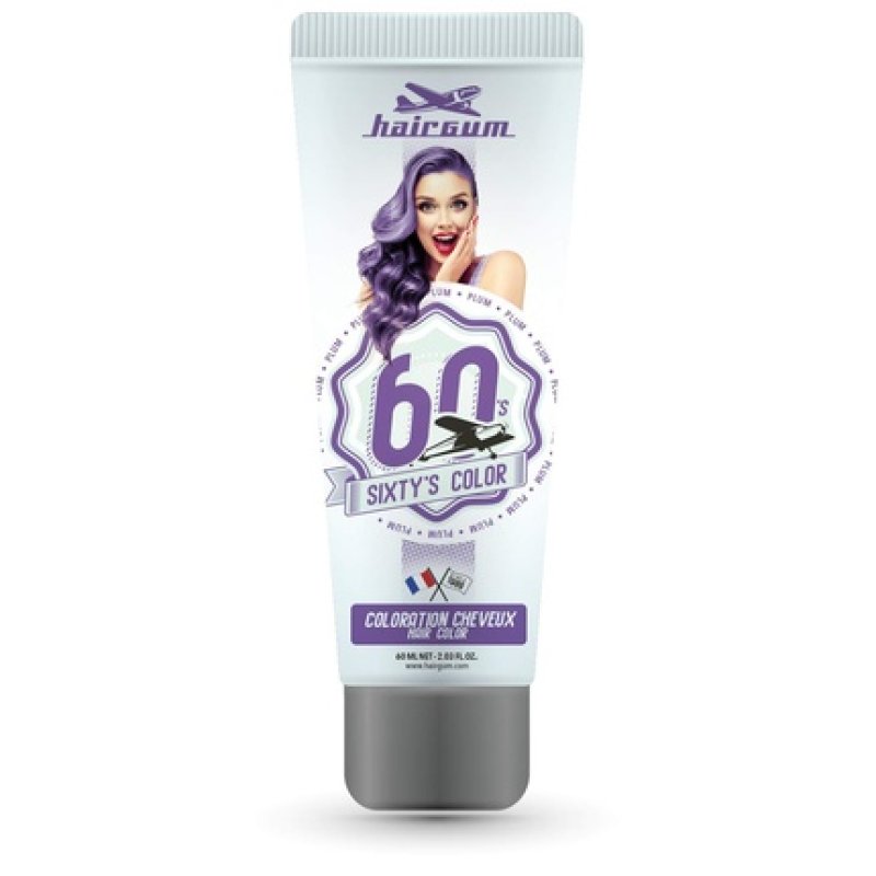 Hairgum Plum Sixty's Colour Cream 60ml