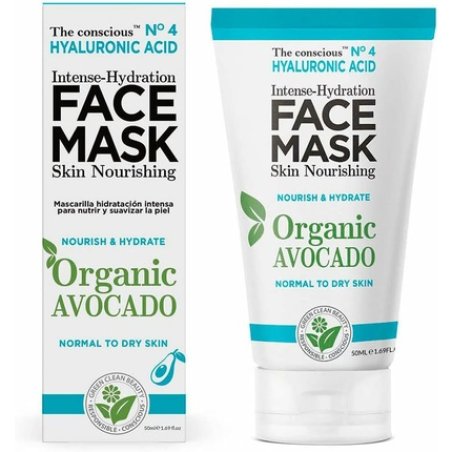 Hyaluronic Acid Intense Hydration Face Mask with Organic Avocado 50ml