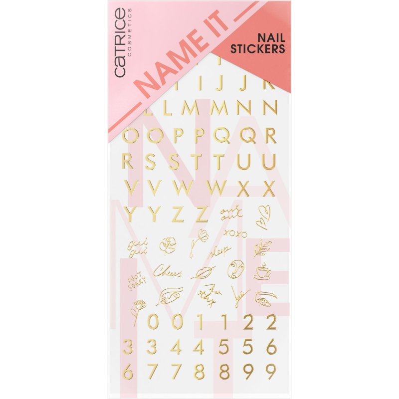 CATRICE Name It Sticker pour ongles Or