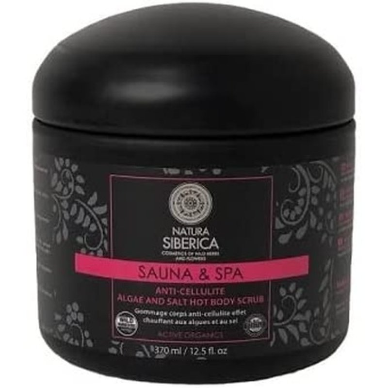 Natura Siberica Sauna & Spa Anti-Cellulite Algae & Salt Hot Body Scrub 370ml