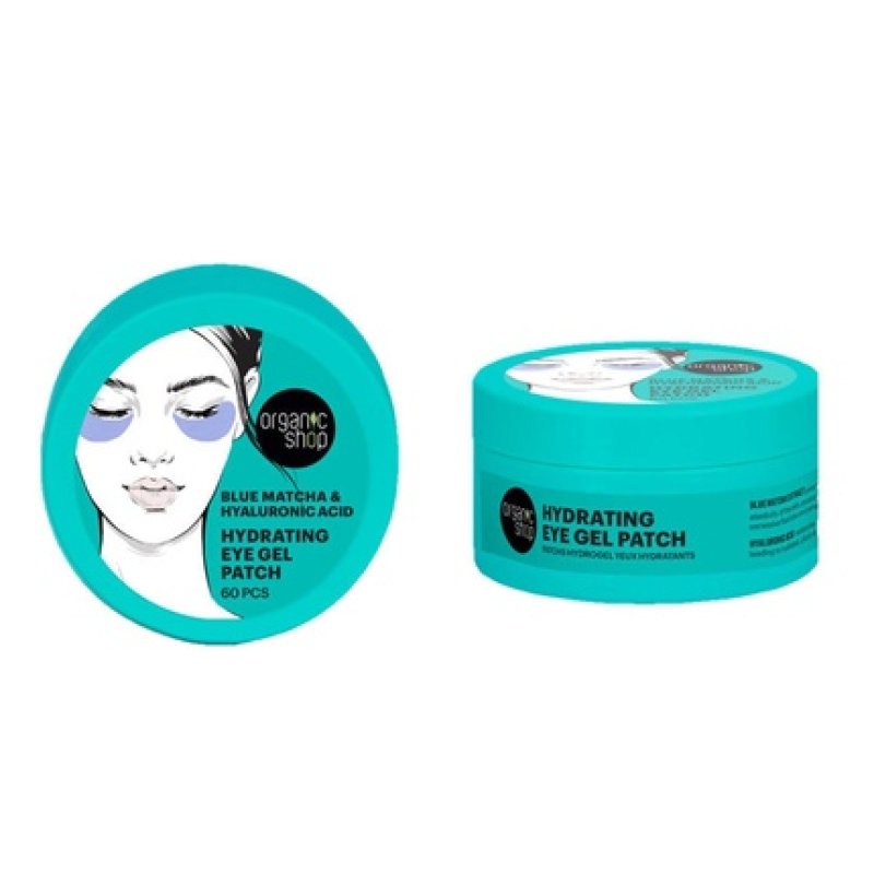 Organic Shop Blue Matcha Hydrating Eye Gel 60 Units