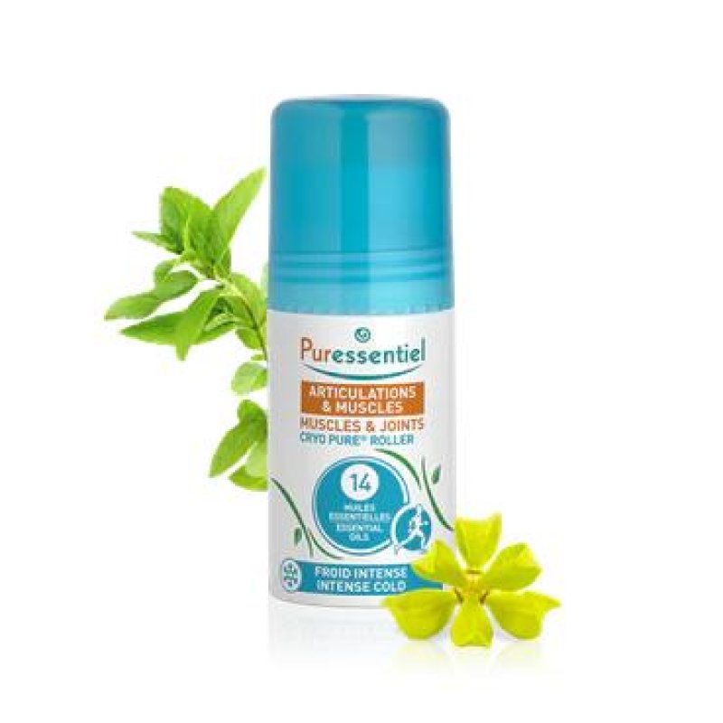 Puressentiel Cryo Pure Roller with 14 Essential Oils 75ml