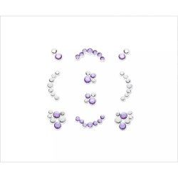 Essence 3D NAIL JEWELS Sticker pour ongles 10 pièce(s) Violet, Argent