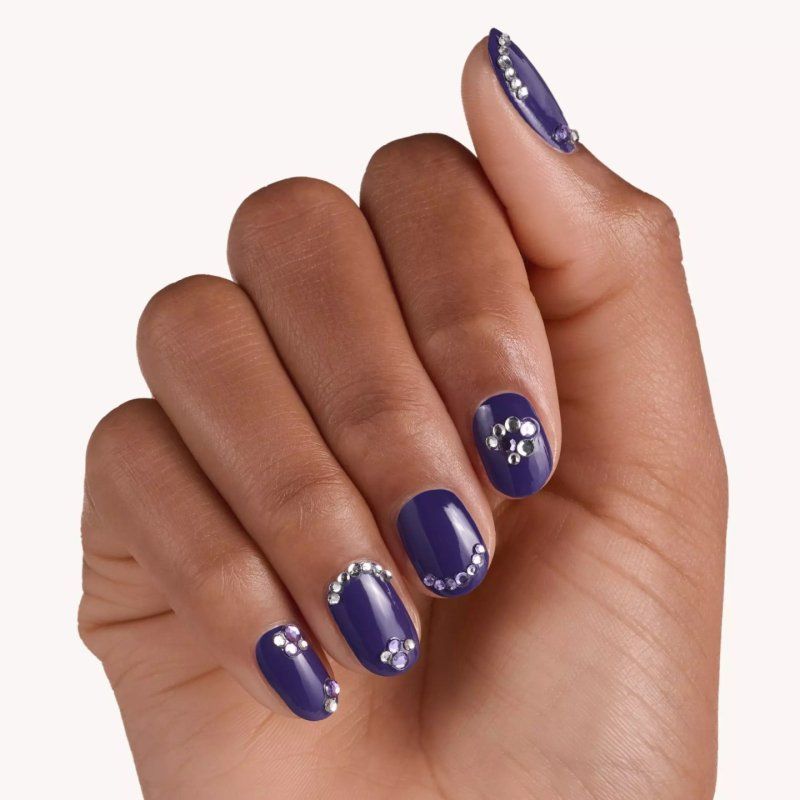 Essence 3D NAIL JEWELS Sticker pour ongles 10 pièce(s) Violet, Argent