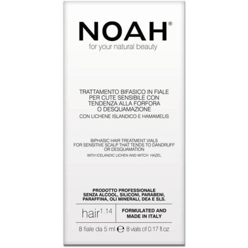 Noah 1.14 Bifasic Hair Treatment Vials for Sensitive Scalp 40ml