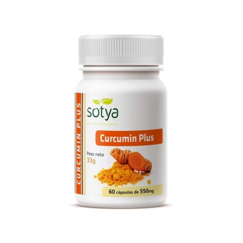 Curcumin Sotya Black Pepper Dietary Supplement 60 Capsules