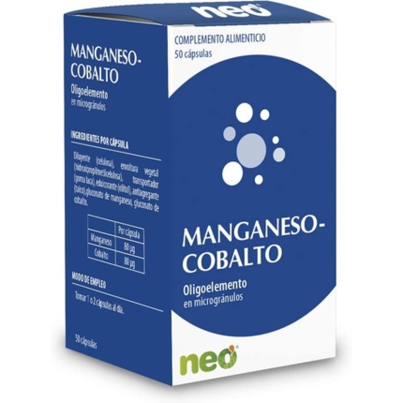 Neo Microgranulos Manganese Cobalt 50 Capsules