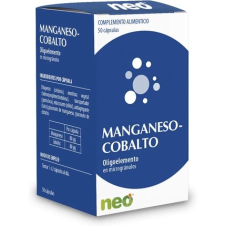 Neo Microgranulos Manganese Cobalt 50 Capsules