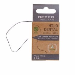 Hygiene Beter Unisex Activated Charcoal Dental Floss 50m