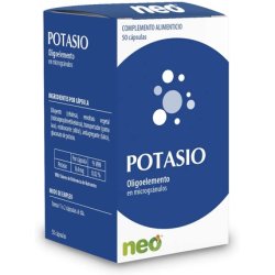 NEO Potassium for Promoting Fluid Elimination and Muscle Strengthening Microgranular Trace Element 50 Capsules