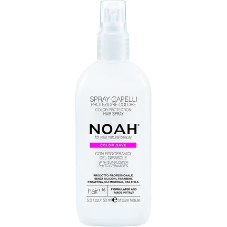 NOAH 1.16 Color Protection Hair Spray 150ml - Formulated and Made in Italy - Cruelty Free No SLS or Parabens Nickel