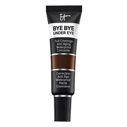 IT Cosmetics Bye Bye Under Eye Full Coverage Concealer Waterproof Anti-Aging Natural Finish 0.4 fl oz 45.5 Deep Ebony