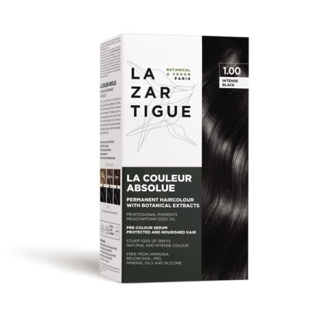 Lazartigue Il Colore Assoluto Permanent Hair Color 1.00 Intense Black