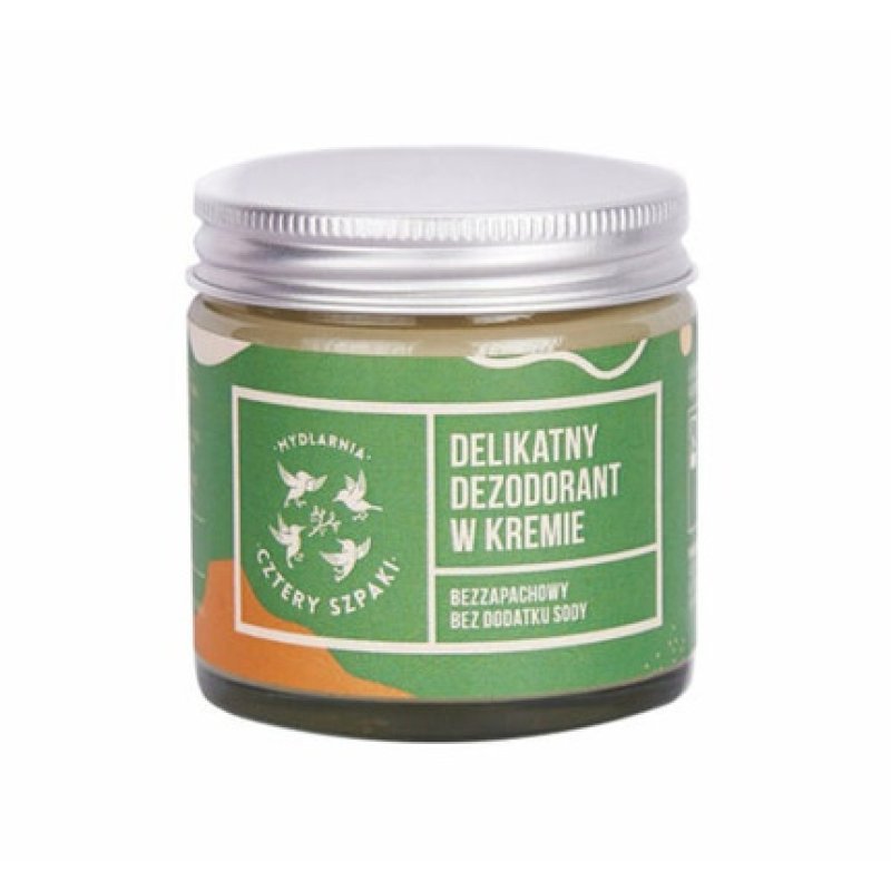 Mydlarnia Cztery Szpaki Gentle Fragrance-Free Cream Deodorant 60ml