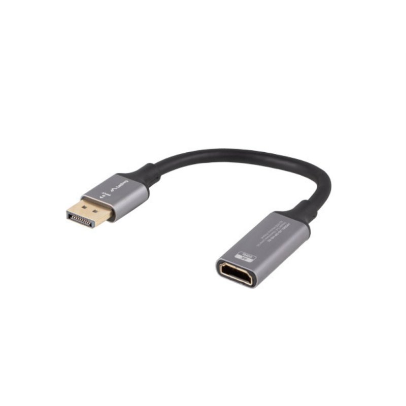 ADAPTADOR LANBERG 4K DISPLAYPORT MACHO/HDMI HEMBRA 20CM