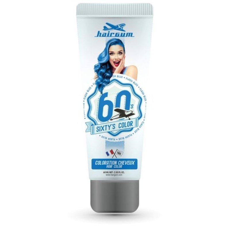 Hairgum Flash Blue Sixty'S Colour Cream 60ml