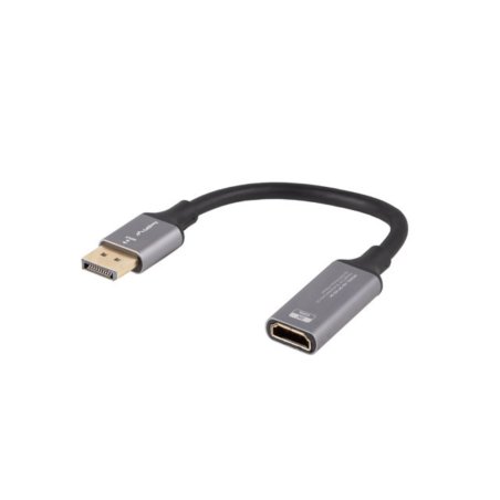 ADAPTADOR LANBERG 8K DISPLAYPORT MACHO/HDMI HEMBRA 20CM