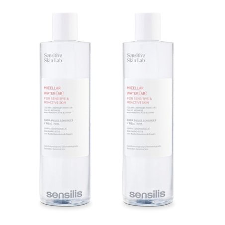 Sensilis Micellar Water Removes Makeup and Soothes Redness Sensitive Skin Hyaluronic Acid Licorice Extract Cleanses