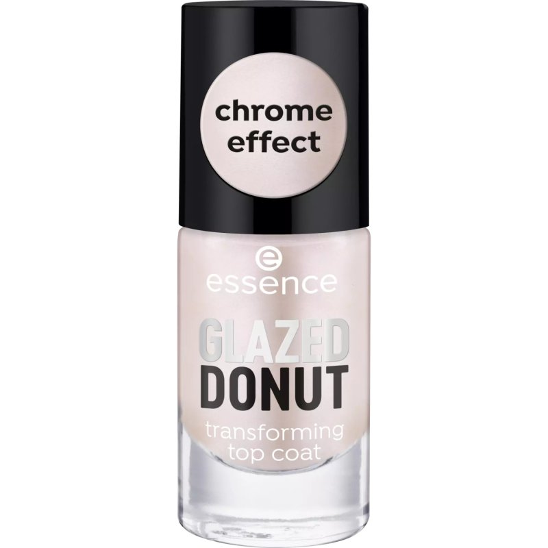 Essence Glazed Donut vernis à ongles top coat 8 ml Argent