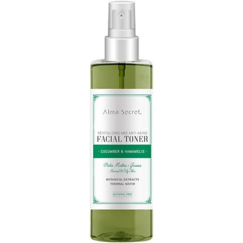 Revitalizing and Anti-Aging Facial Toner with Cucumber & Witch Hazel 200ml