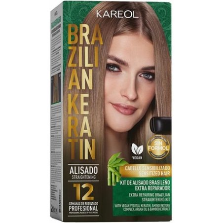 Kareol Brazilian Keratin Straightening Kit Extra Repairing Vegan