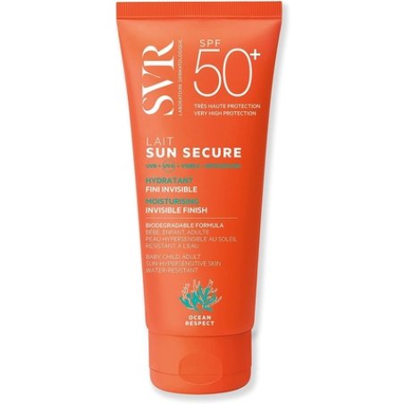 SVR SUN SECURE SPF50 Hydrating Face and Body Sunscreen Milk for All Skin Types 100ml