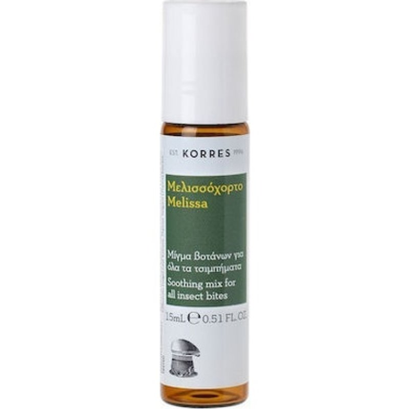 Korres Melissochorto For Mild Insect Bites Roll-On Stick 15ml