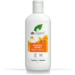 Dr Organic Manuka Body Wash Natural Vegetarian Cruelty Free Paraben & SLS Free Eco Friendly Recyclable Packaging for