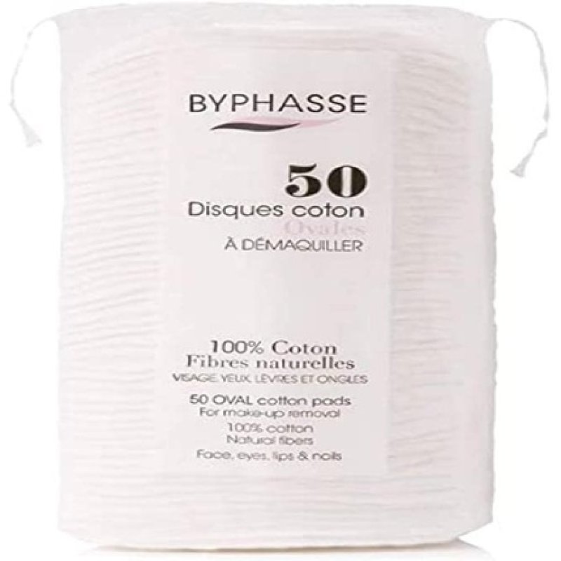 50 Oval Cotton Makeup Remover Pads