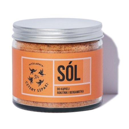 Mydlarnia Cztery Szpaki Bath Salt Sea Buckthorn And Bergamot 320g