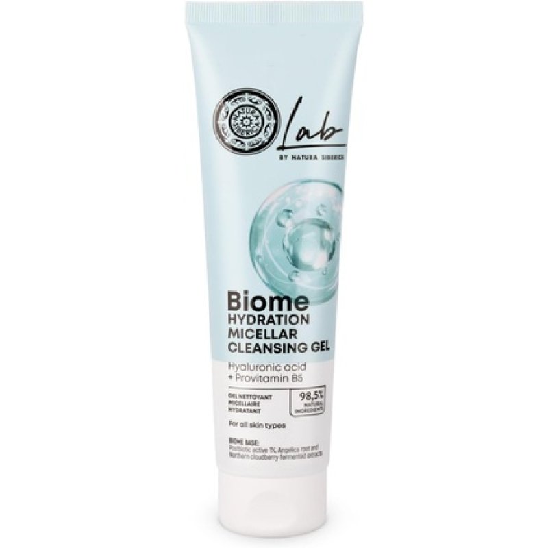 Natura Siberica Lab Biome Hydration Micellar Face Cleansing Gel 140ml