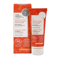 Natura Siberica Bio-Certified Instant Glow Face Mask for All Skin Types 75ml