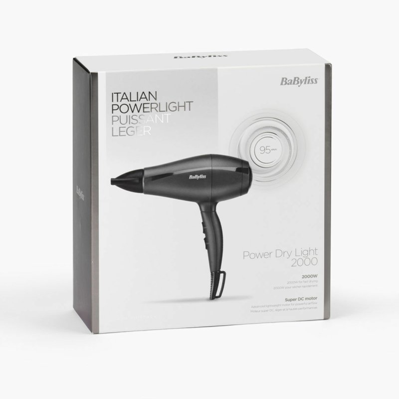 BaByliss 5910E sèche-cheveux 2000 W Noir