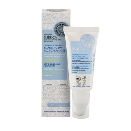 Natura Siberica Bio-Certified Balancing Face Cream Gel for Oily and Combination Skin 50ml 8949E