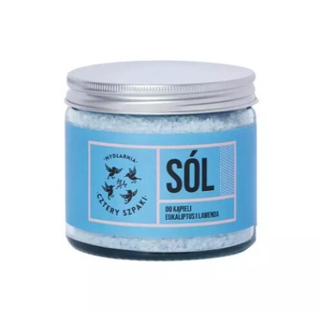 Mydlarnia Cztery Szpaki Eucalyptus and Lavender Bath Salt 320g