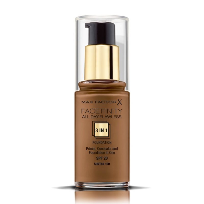 Max Factor All Day Flawless 3 in 1, Sun Tan 100, 30 ml