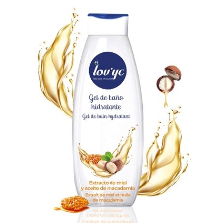 Lov'yc Moisturizing Bath and Shower Gel with Macadamia Nut and Honey 750ml