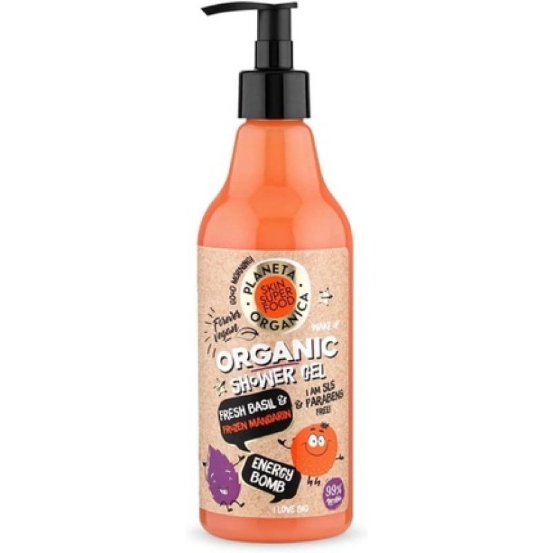 Planeta Organica Skin Super Good Natural Shower Gel Energy Bomb 500ml