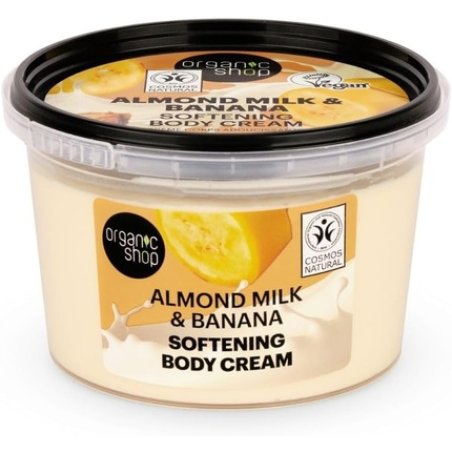 Organic Shop Almond Milk & Banana Softening Body Cream 250ml