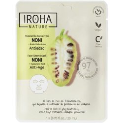 Iroha Nature Anti-Aging Face Mask with Noni and Hyaluronic Acid