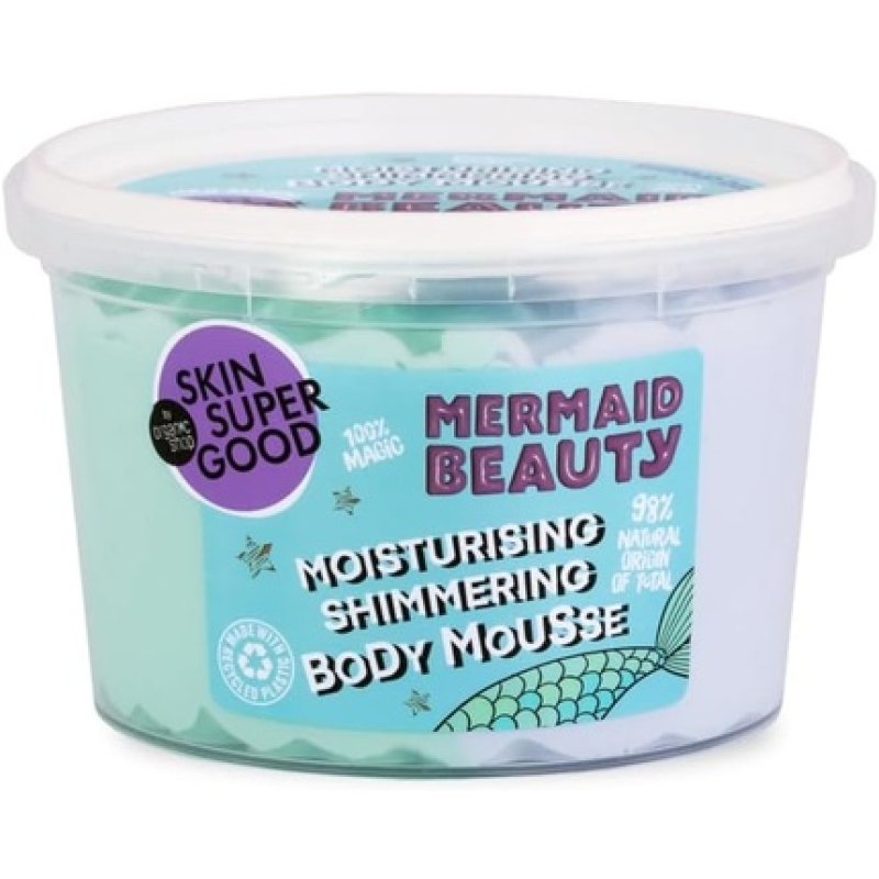 Organic Shop Skin So Good BE MER-MAZING Mermaid Beauty Moisturising Shimmering Body Mousse 250ml