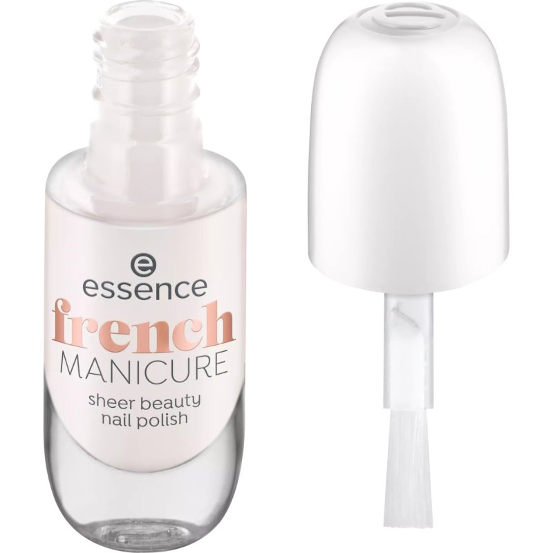Essence french MANICURE sheer beauty vernis à ongles 8 ml Blanc Gloss